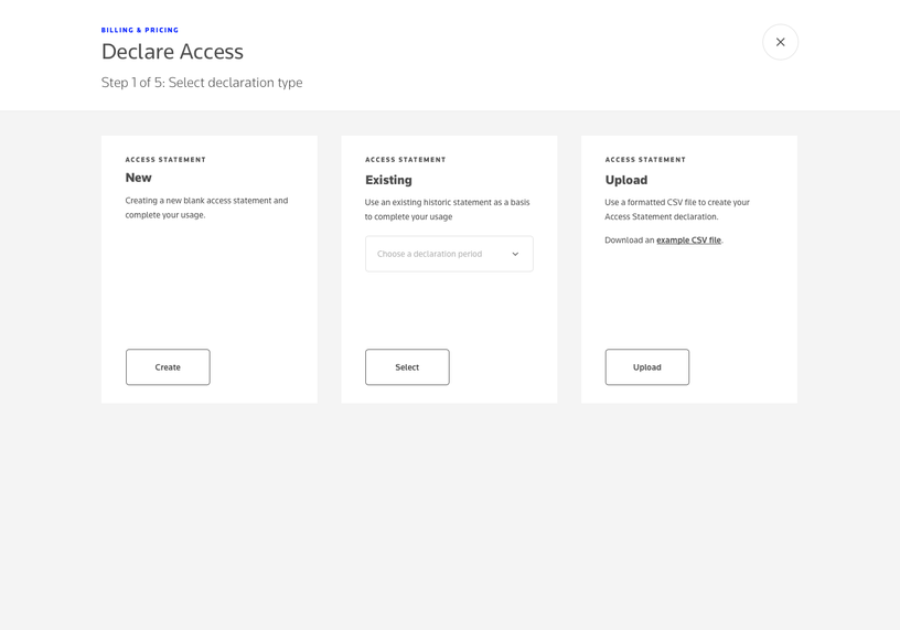 Design exploration 2 - select the declaration type